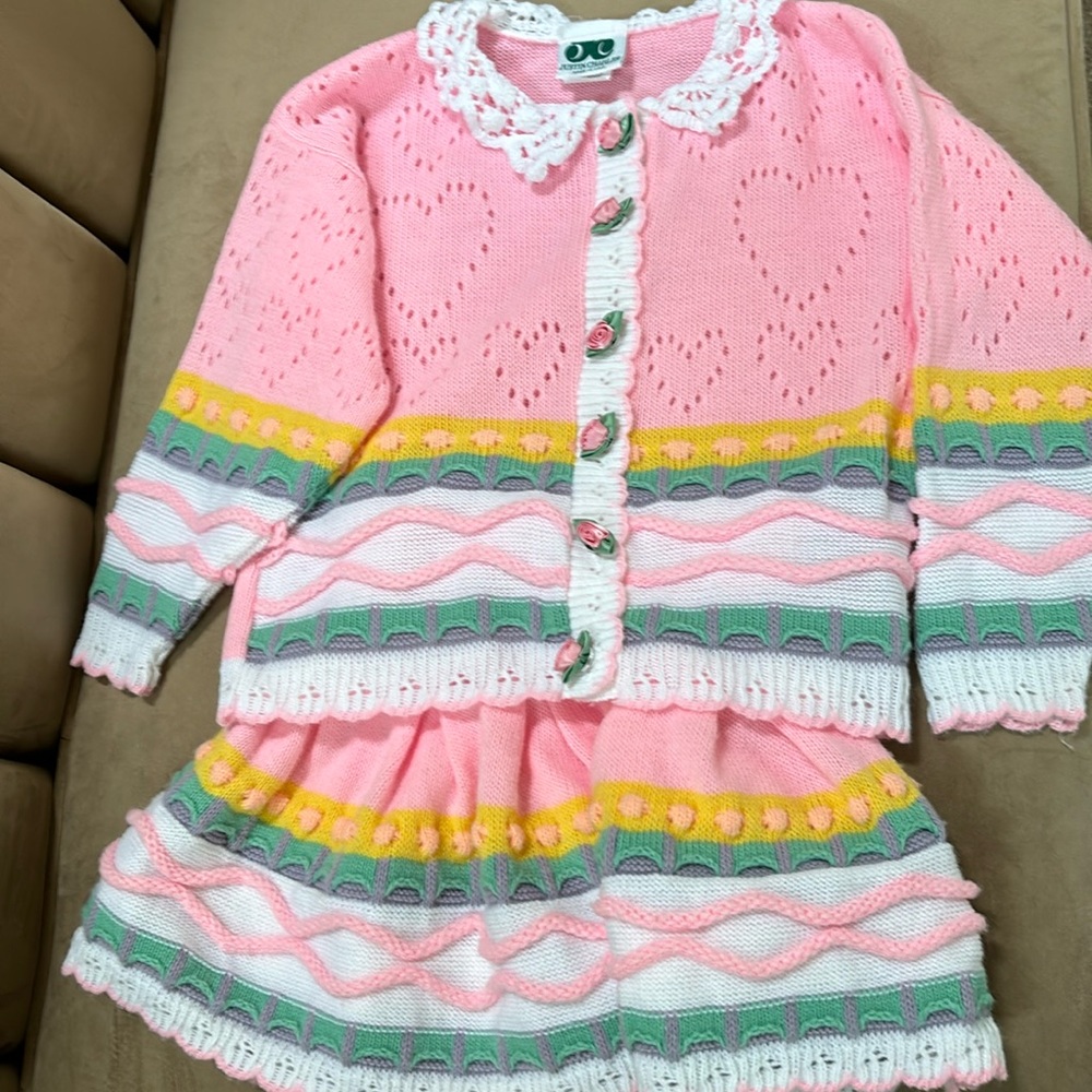 Sweater and skirt set